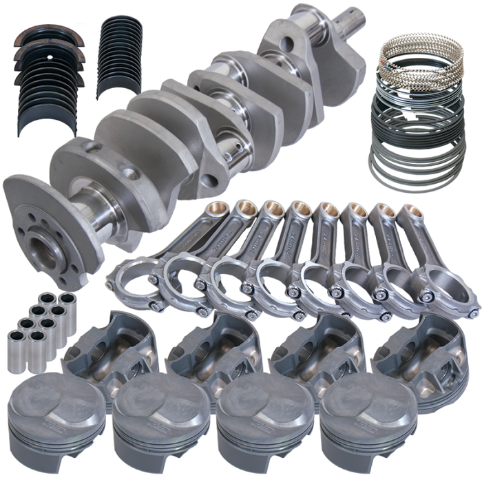 Eagle Chevy 454 4.250in Crank 6.385in I-Beam Rods 43cc Dome 4.350in Pistons Rotating Assembly