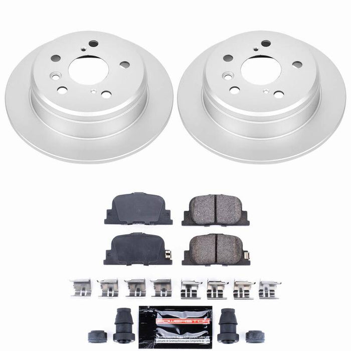 Power Stop 00-01 Lexus ES300 Rear Z23 Coated Brake Kit