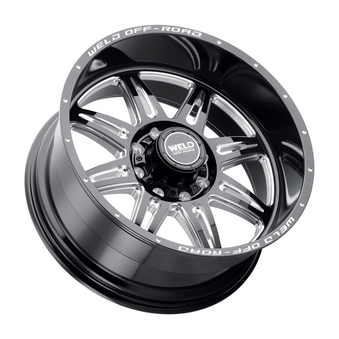 Weld Cheyenne W132 Series 20x9 / 8x180 BP / 5.00 BS - Gloss BLK MIL