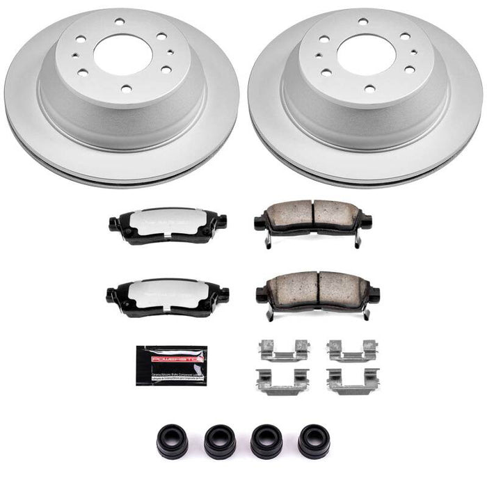 Power Stop 04-07 Buick Rainier Rear Z36 Coated Truck & Tow Brake Kit