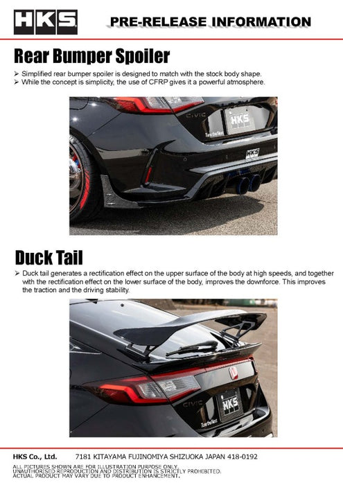 HKS BODY KIT TYPE-S FL5 Duck Tail