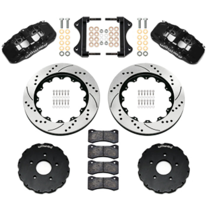 Wilwood 14-19 Chevrolet Corvette C7 AERO6 Front BBK - 14.00 Rotor SRP - Black