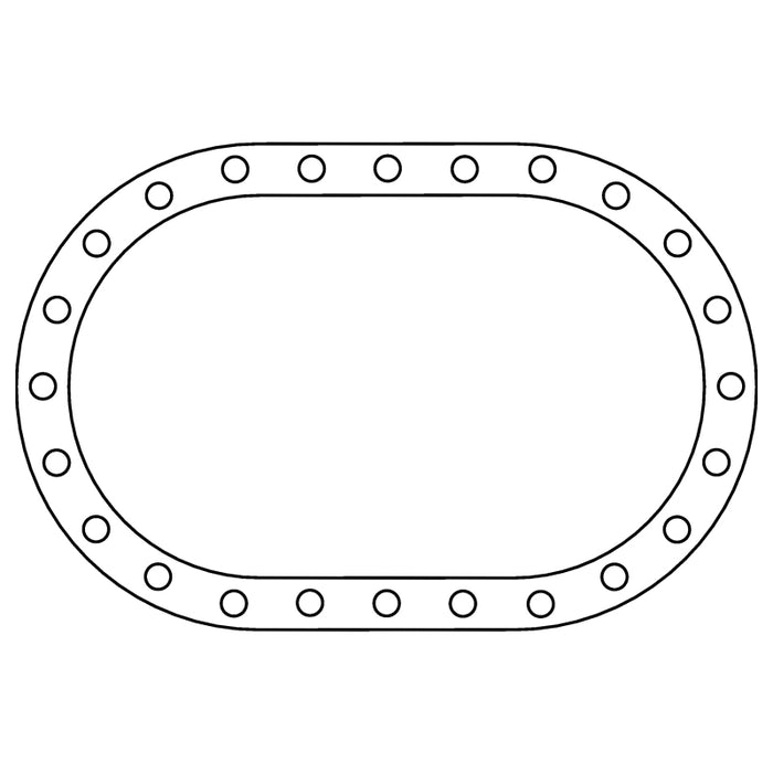 Cometic Fuel Cell .062in Fiber Filler Gasket - 24 Bolt - Oval