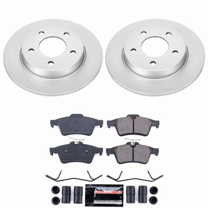 Power Stop 06-13 Mazda 3 Rear Z23 Coated Brake Kit