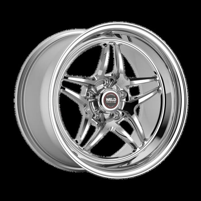 Weld S81 20x10.5 / 5x115 BP / 5.3in BS Polished Wheel (High Pad) - Non-Beadlock