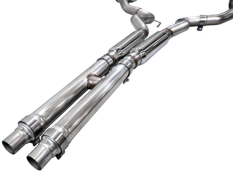 AWE 2024 Ford Mustang GT Fastback S650 RWD Track Edition Cat-Back Exhaust w/ Dual Diamond Black Tips