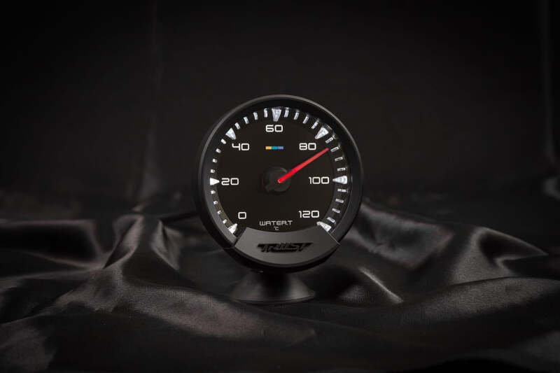 GReddy Sirius Meter - Water Temp 0/120 (Deg.C) 74mm Analog Gauge (w/Water Temp Sensor & Harness Set)