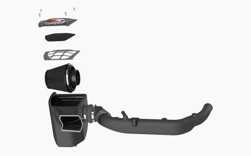 K&N 21-23 Ford Bronco 2.7L V6 F/I DRYFLOW Performance Air Intake System