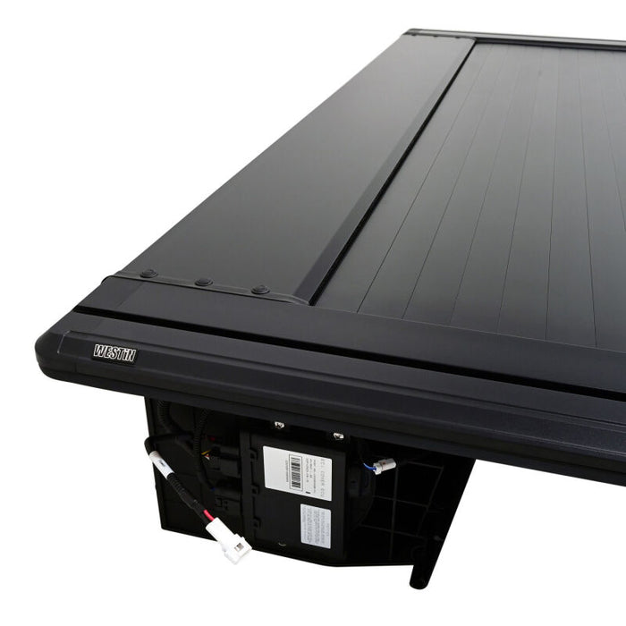 Westin 17-26 Ford F-250/F-350 SD 6.8ft Bed Electric Retractable Tonneau Cover - Black