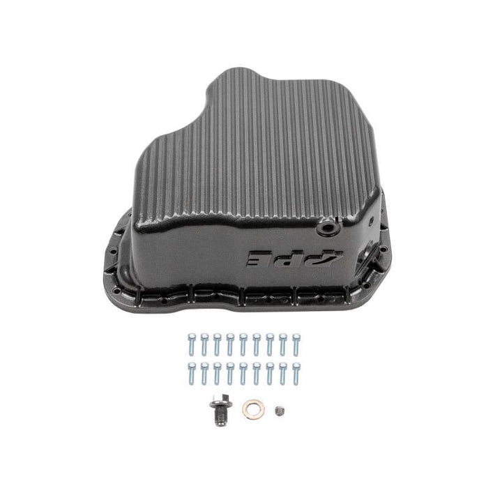 Wehrli 11-16 GM Duramax WCFab X PPE High Capacity Aluminum Oil Pan - Candy Red