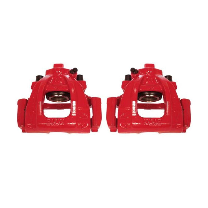 Power Stop 02-06 Mini Cooper Front Red Calipers w/Brackets - Pair