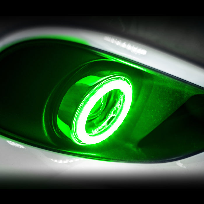 Oracle 05-09 Ford Mustang Roush Surface Mount LED Fog Light Halo Kit - Green