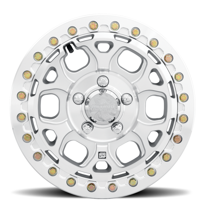 Method MR416 Beadlock 15x7 / 5x4.5 / 55mm Offset / 68.00mm Bore - Machined Clear Coat Wheel