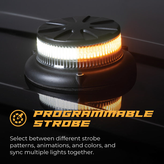 Putco Hornet Beacon Strobe Light Bar - (Amber/White)