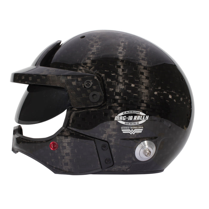 Bell Helmet Mag-10 Rally Ww Carbon (Hans) 55(6 7/8) Fia8859-2024/Sa2025