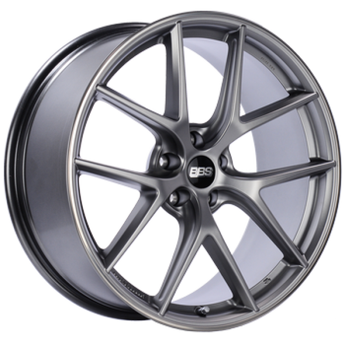 BBS CI-R 20x9 5x112 ET39 Platinum Silver Polished Rim Protector Wheel -82mm PFS/Clip Required