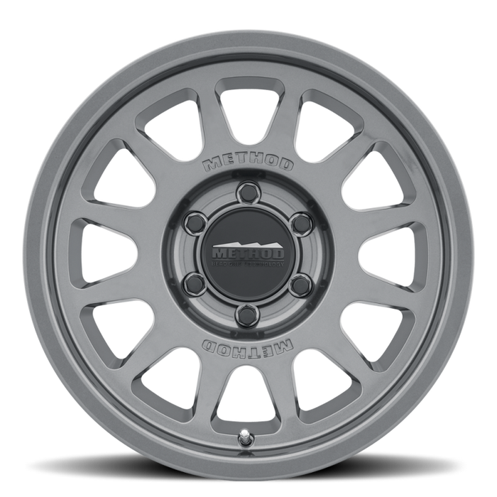 Method MR703 Bead Grip HD 18x9 +40mm Offset 6x5.5 95.25mm CB Gloss Titanium Wheel