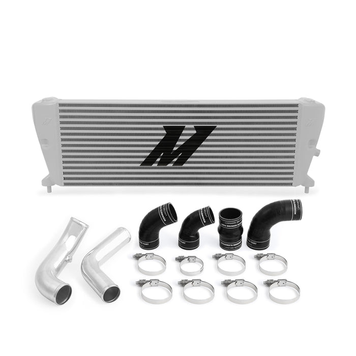 Mishimoto Ford Ranger 3.2L Diesel Intercooler Kit 2011+ Silver w/ Polished Pipes
