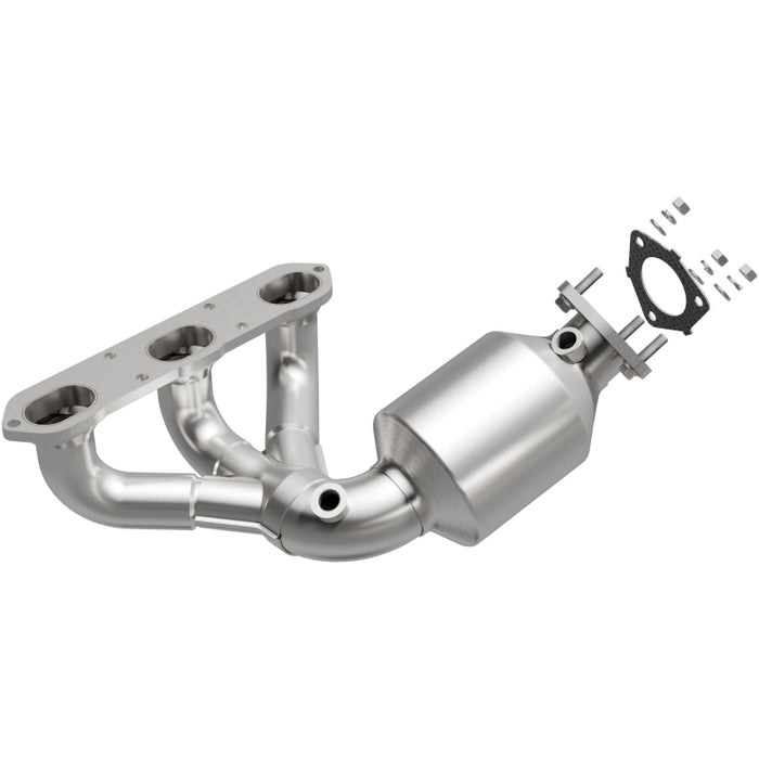 MagnaFlow Direct Fit Catalytic Converter 2006 Porsche Cayman 3.4L Underbody