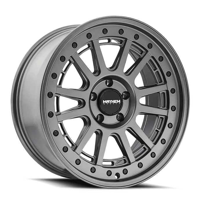 Mayhem 8305 Compass 15x7 / 5x100 BP / 15mm Offset / mm Hub Matte Gunmetal Wheel
