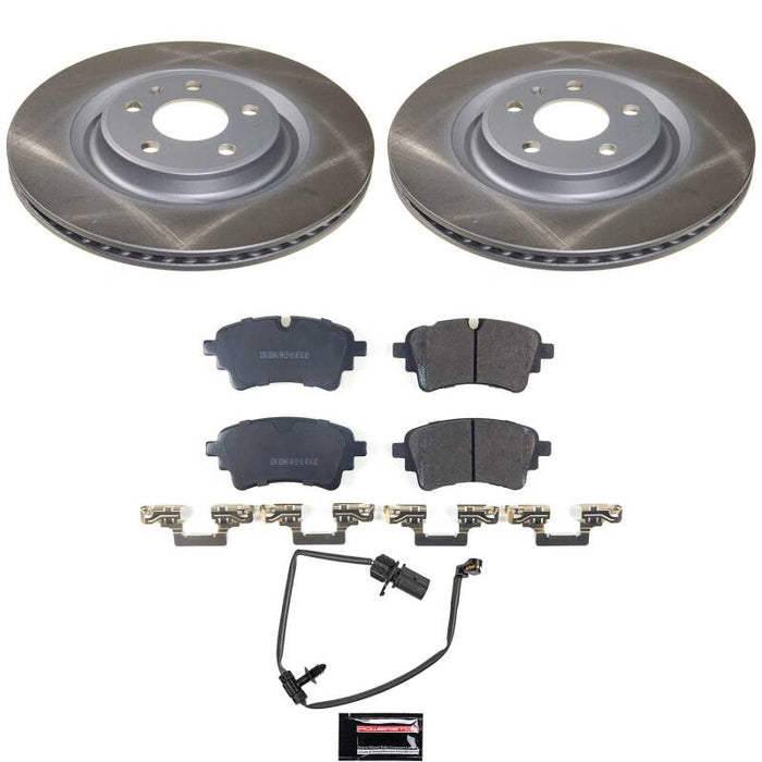 Power Stop 20-25 Audi A4 Allroad Rear Semi-Coated Rotor Kit
