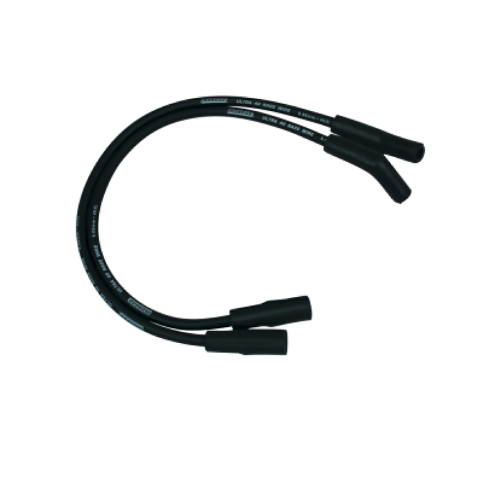 Moroso 99-08 Harley-Davidson FLT/FLHT/FLHR/FLTR Ultra 40 Wire Set - Black