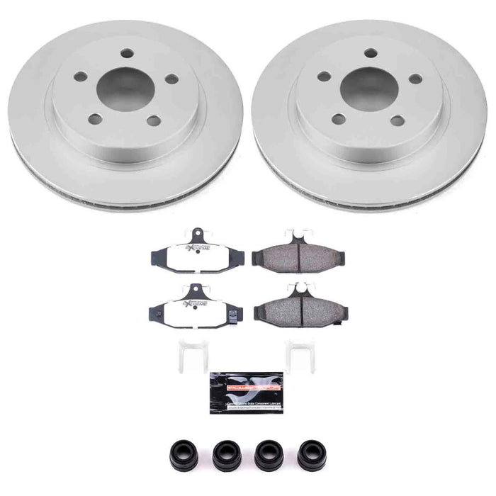 Power Stop 93-97 Chevrolet Camaro Rear Z26 Coated Brake Kit