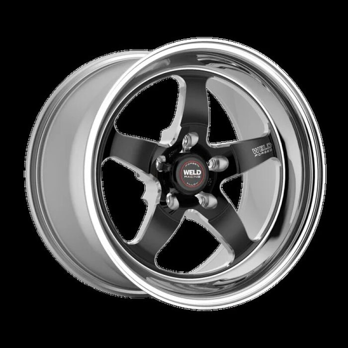 Weld S71 20X10.5 / 5x120mm BP / 7.3in. BS Black Wheel (High Pad) - Non-Beadlock