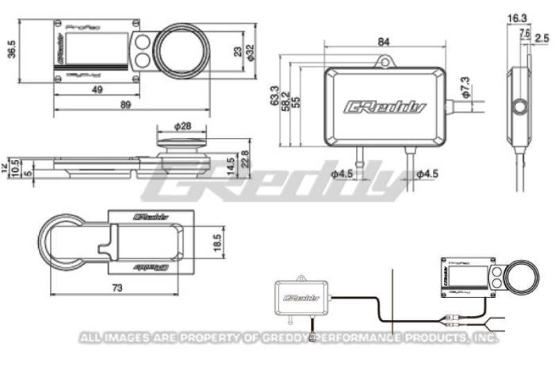 GReddy PRofec Electronic Boost Controller - Amber OLED