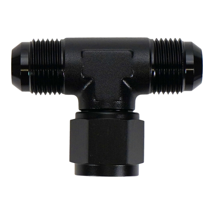 DeatschWerks 10AN Male Flare to Female Flare Swivel Tee on 90