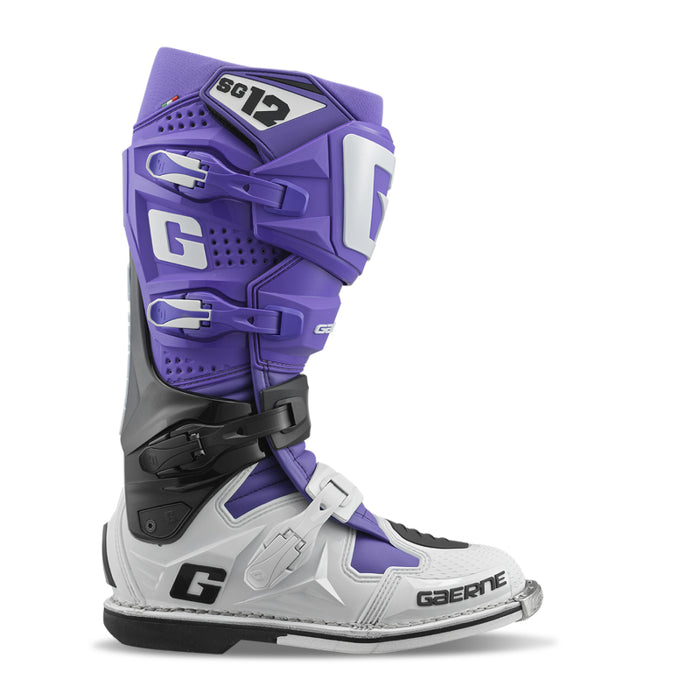 Gaerne SG12 Limited Edition LE Boot Purple/Black/White Size 10.5