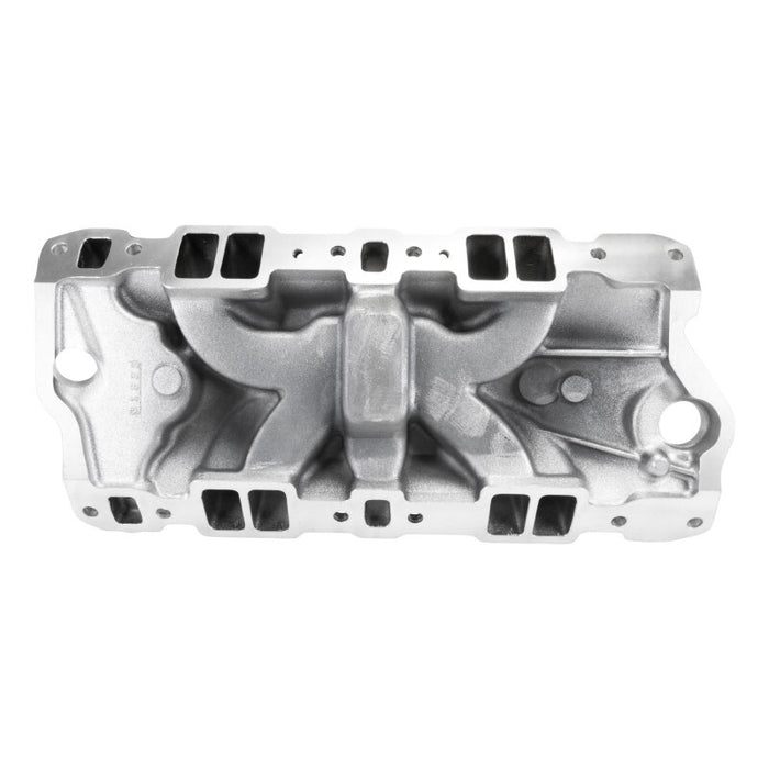 Edelbrock Chevy SB Performer EPS Intake Manifold w/ Oil Fill Tube - Chrome Plasma