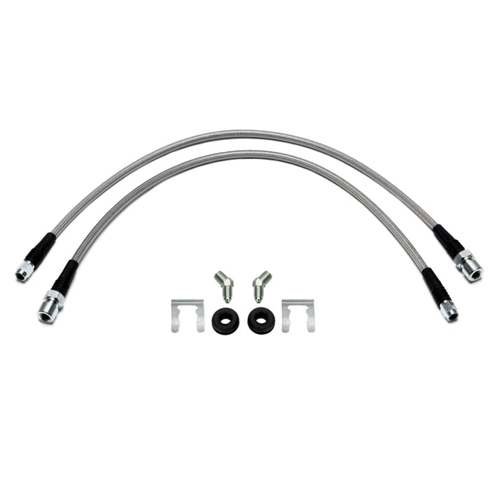 Wilwood flexline kit 22IN -3 W/ST M10X1.0 BF 45 deg 1/8-27 NPT