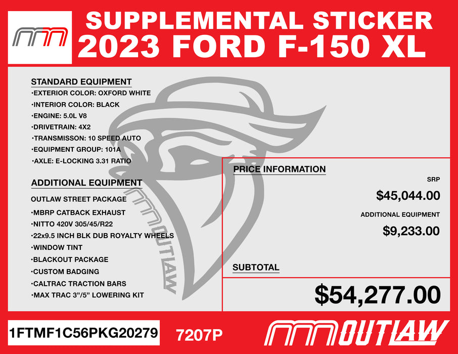 2023 F-150 XL Oxford White