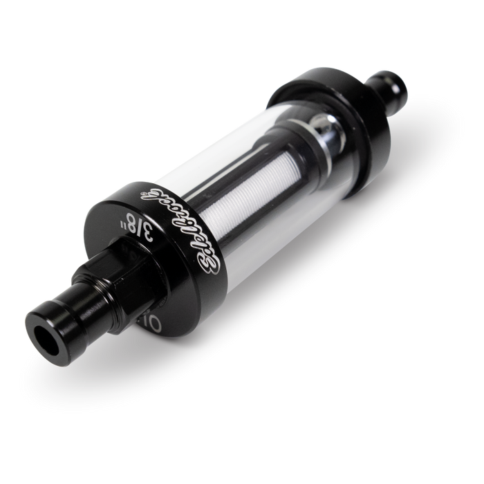 Edelbrock 3/8in i.d. Hose Clear View Fuel Filter
