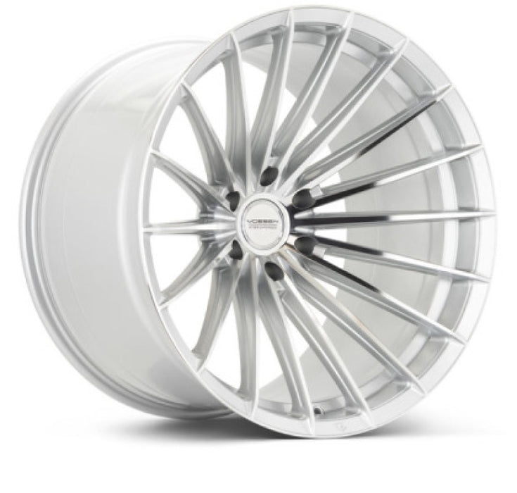 Vossen HFX-4 20x9.5 - 6x135 - ET15 - Deep Face - 87.1 - Silver Polished Wheel