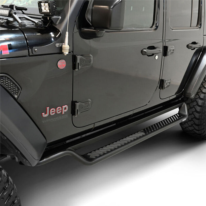 Westin 18-26 Jeep Wrangler 4dr Outlaw Drop Running Boards - Tex. Blk
