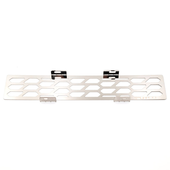 Putco 23-24 Ford F250/F350 Super Duty Hex Shield Design Bumper Grille Inserts - Polished SS