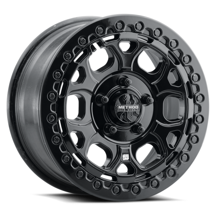 Method MR416 Beadlock 15x7 / 5x4.5 / 55mm Offset / 68.00mm Bore - Gloss Black Wheel
