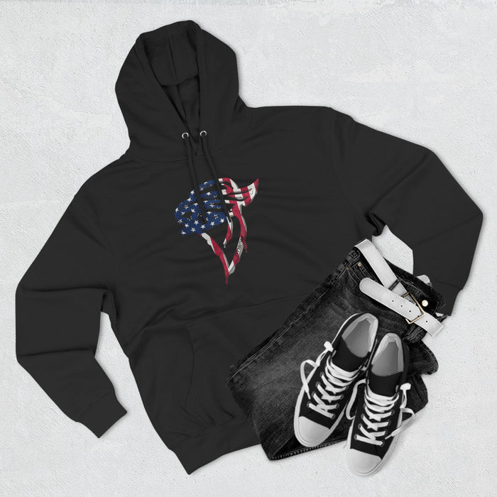 Outlaw Patriotic Drip Graphic Hoodie