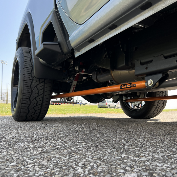 Wehrli 20-25 Chevy & GMC Duramax RCLB/CCSB/ECSB 68in. Traction Bar Kit - WCFab Grey