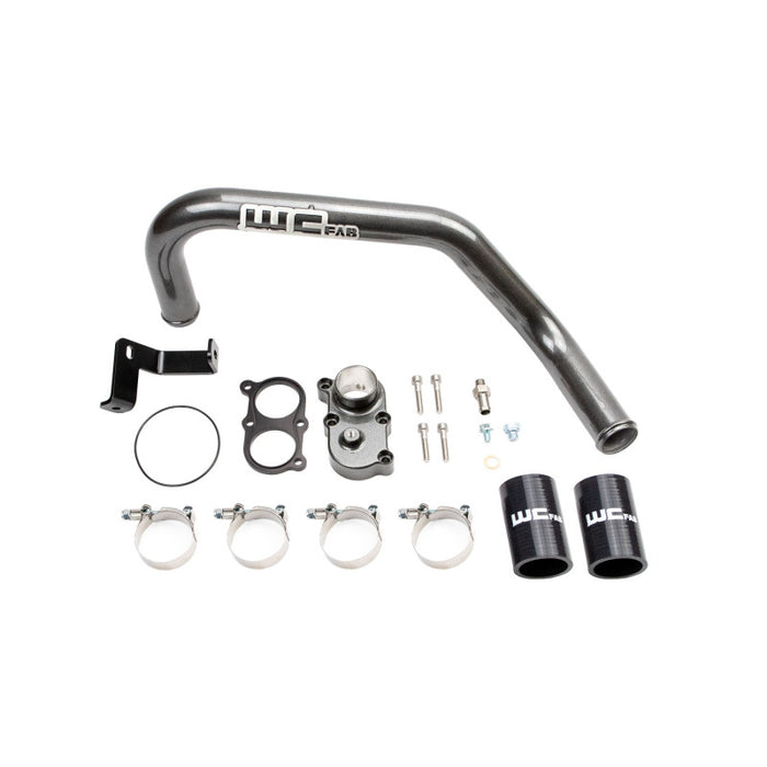 Wehrli 06-10 GM Duramax LBZ/LMM (Dual CP3) Thermostat Housing Kit - Chevy Orange
