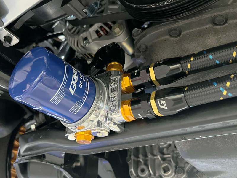 GReddy AN08 30 DEGREE HOSE END SWIVEL BLACK/GOLD ANODIZED
