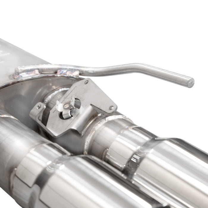 Stainless Works 2024 Mustang GT Catback Quad Tips Legend Sound X-Pipe Performance Connect Exhaust