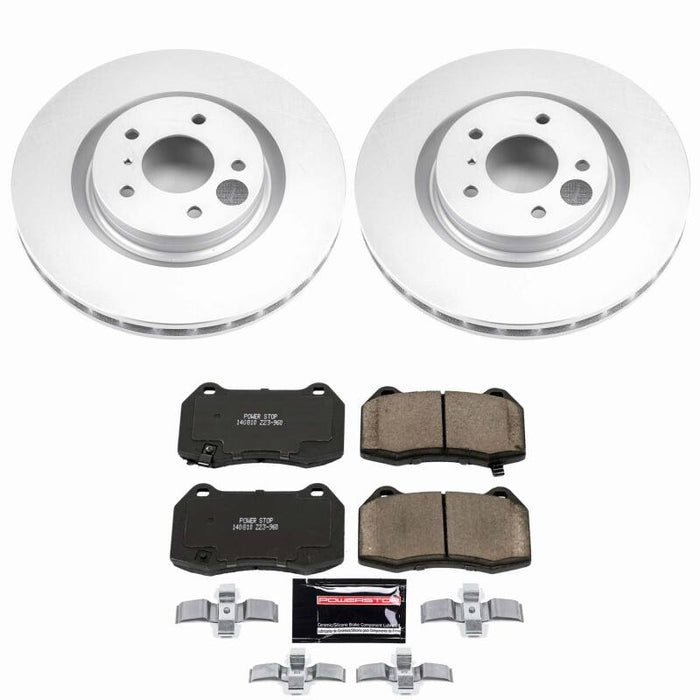 Power Stop 03-04 Infiniti G35 Front Z23 Coated Brake Kit