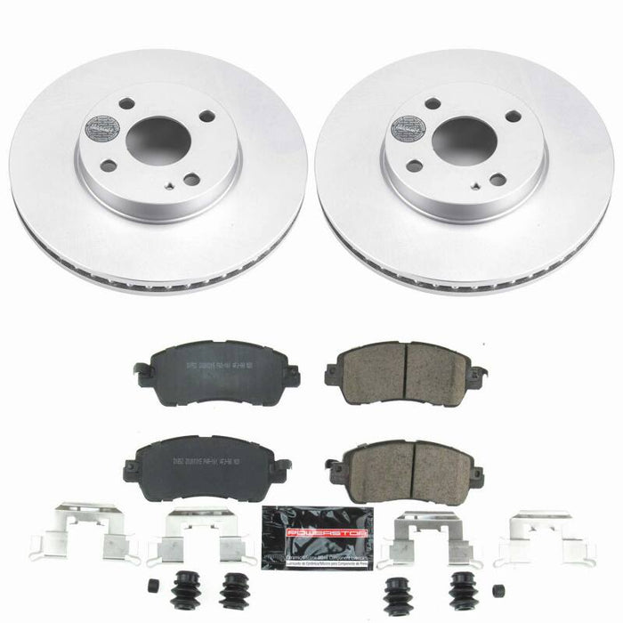 Power Stop 2016 Scion iA Front Z23 Coated Brake Kit
