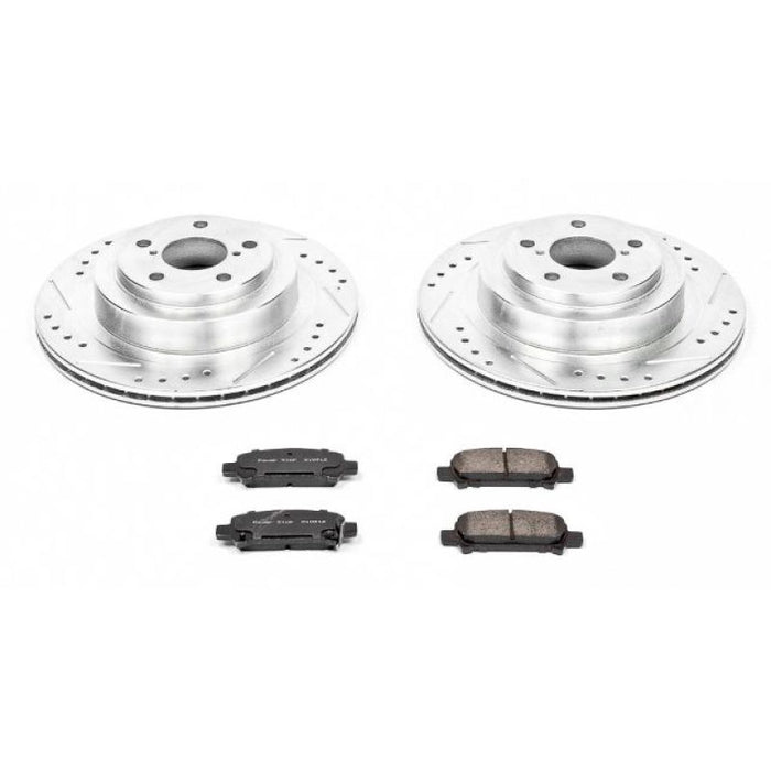 Power Stop 05-09 Subaru Legacy Rear Z23 Evolution Sport Brake Kit