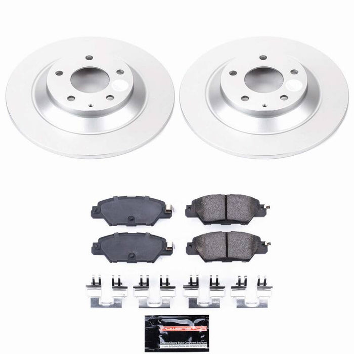 Power Stop 16-25 Mazda CX-5 Rear Z23 Coated Brake Kit
