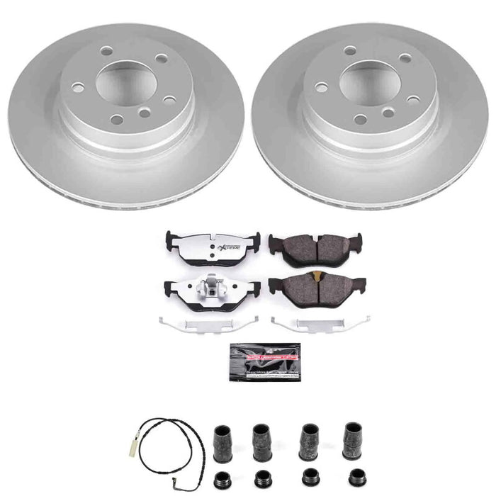 Power Stop 2006 BMW 325i Rear Z26 Coated Brake Kit