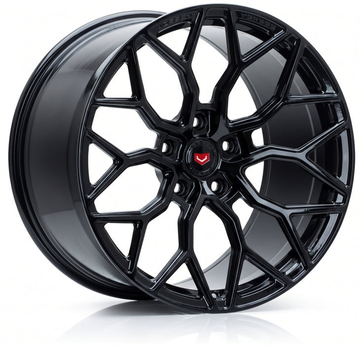 Vossen S17-01 19x10 / 5x120.65 / ET28 / 70.3 - Gloss Black Wheel - (C6/C7 Grand Sport - Front)